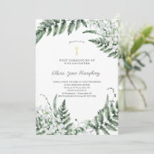 ユリ・オブ・ザ・バレー・グリーン |第一聖餐式 招待状 (スタンド正面)