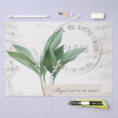 ユリ・オブ・ザ・バレー・フラワーフランスの・ミュージック・デコパージュ 薄葉紙 (クラフト)