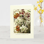 ユリ カード (黄色い花)