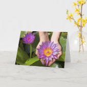 ユリ カード (黄色い花)