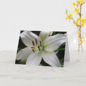 ユリ カード (黄色い花)