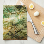 ユリ キッチンタオル (四つ折り)