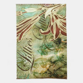 ユリ キッチンタオル (縦)