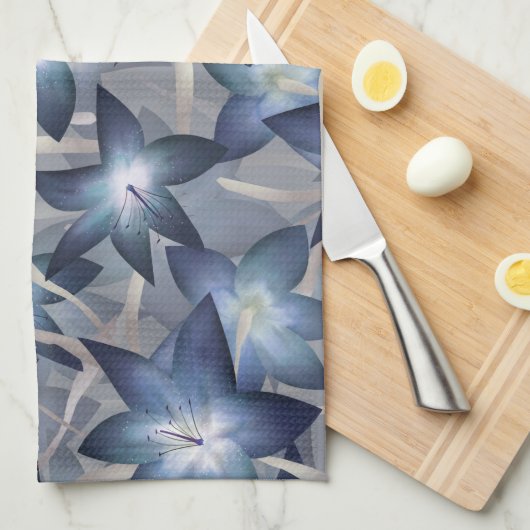 ユリ キッチンタオル (四つ折り)