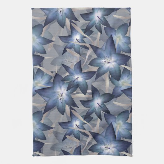 ユリ キッチンタオル (縦)