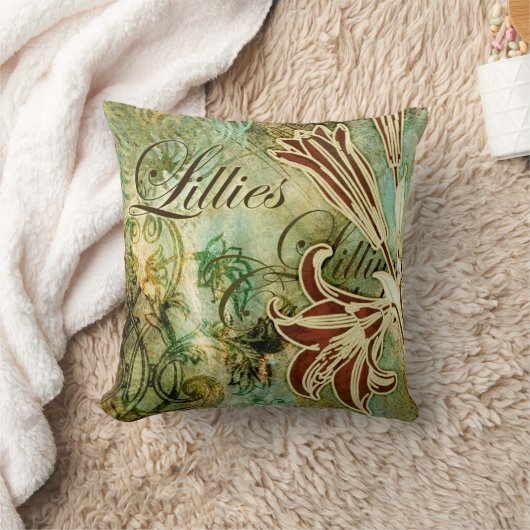 ユリ クッション (ブランケット)