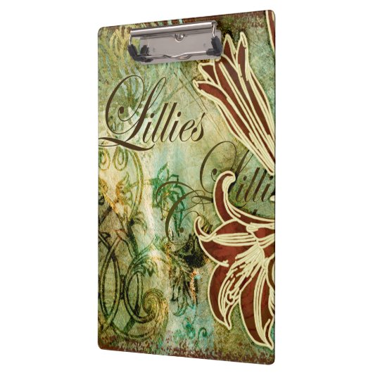 ユリ クリップボード (左)