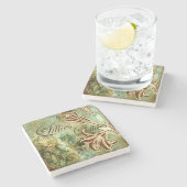 ユリ ストーンコースター (横)