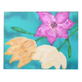 ユリ ノートパッド