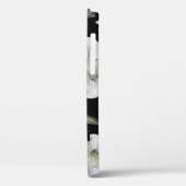 ユリ、ピンクの白、花のパターン。 Case-Mate iPhoneケース (裏面 / 左)