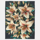 ユリ フリースブランケット (正面)