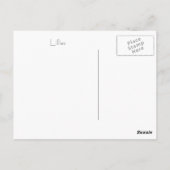 ユリ ポストカード (裏面)