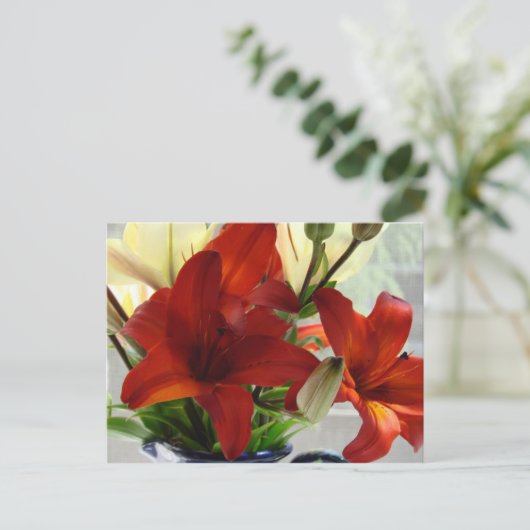 ユリ ポストカード (スタンド正面)