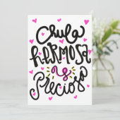 ユリ 招待状 (スタンド正面)