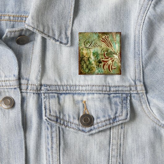 ユリ 缶バッジ (インサイチュ)