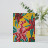 ユリ、花、抽象概念、抽象概念 ポストカード (スタンド正面)