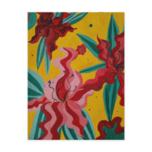 ユリ、花、抽象概念、抽象概念