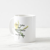 ユリ（黄） コーヒーマグカップ (正面左)