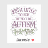 ユルいオールドオチメの自閉症ビニールステッカー シール (シート)