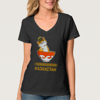 ユルタ カザフスタン共和国 カザフスタン カザフ旗 Tシャツ