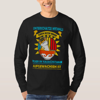 ユルタ カザフスタン共和国 カザフスタン カザフ旗 Tシャツ