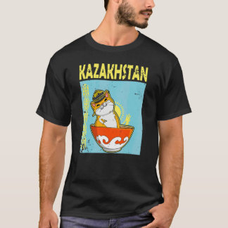 ユルタ カザフスタン共和国 カザフスタン カザフ旗 Tシャツ