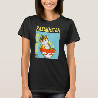 ユルタ カザフスタン共和国 カザフスタン カザフ旗 Tシャツ