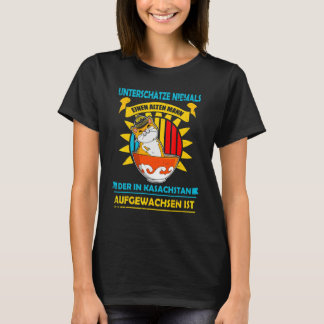 ユルタ カザフスタン共和国 カザフスタン カザフ旗 Tシャツ