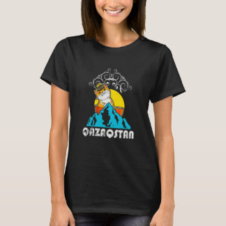 ユルタ カザフスタン共和国 カザフスタン カザフ旗 Tシャツ