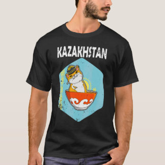 ユルタ カザフスタン共和国 カザフスタン カザフ旗 Tシャツ
