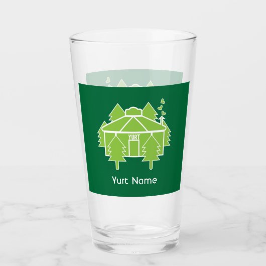 ユルトリビングとバケーションズグラス タンブラーグラス (正面)