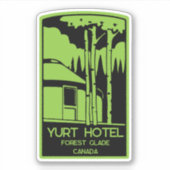 ユルトリビングアンドバケーションプロモーション シール (正面)