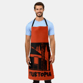 ユルト・ライフ・ギフト エプロン (着用した状態)