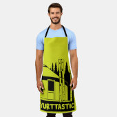 ユルト・リビングイン・自然 エプロン (着用した状態)