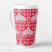 ユルト・リビングイン・自然 カフェラテマグ (左アングル)