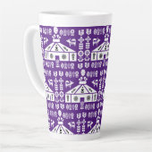 ユルト・リビングイン・自然 カフェラテマグ (左アングル)