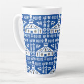 ユルト・リビングイン・自然 カフェラテマグ (左アングル)