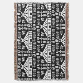 ユルト・リビングイン・自然 スローブランケット (正面縦)