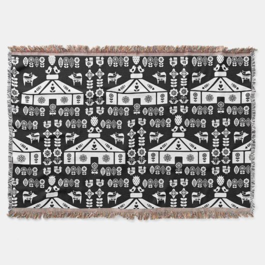 ユルト・リビングイン・自然 スローブランケット (正面)