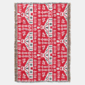 ユルト・リビングイン・自然 スローブランケット (正面縦)