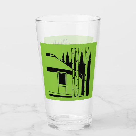 ユルト・リビングイン・自然 タンブラーグラス (正面)