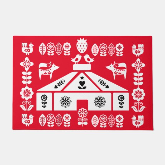 ユルト・リビングイン・自然 ドアマット (正面)