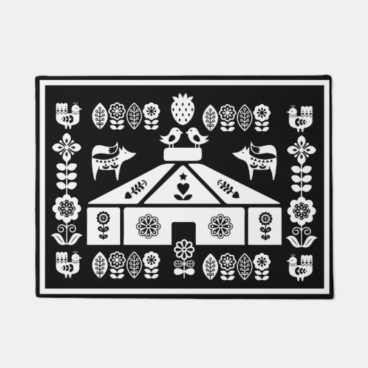 ユルト・リビングイン・自然 ドアマット (正面)