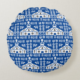 ユルト・リビングイン・自然 ラウンドクッション