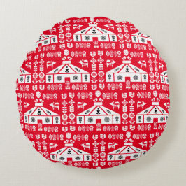 ユルト・リビングイン・自然 ラウンドクッション