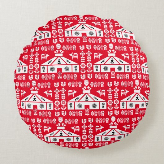 ユルト・リビングイン・自然 ラウンドクッション (正面)