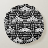 ユルト・リビングイン・自然 ラウンドクッション (裏面)