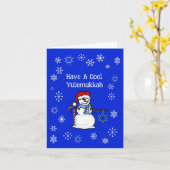 ユレおもしろいムッカクリスムカグリーティングカード カード (黄色い花)