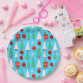 ユレイタイドブルー紙プレート ペーパープレート (パーティー)