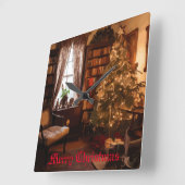 ユレイチドチャーム スクエア壁時計 (傾斜)